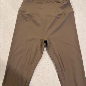 High-Waist Active Leggings in Driftwood